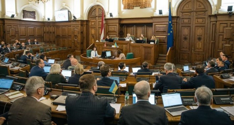 Quang cảnh một cuộc họp của Quốc hội Latvia. (Nguồn: bnn-news)