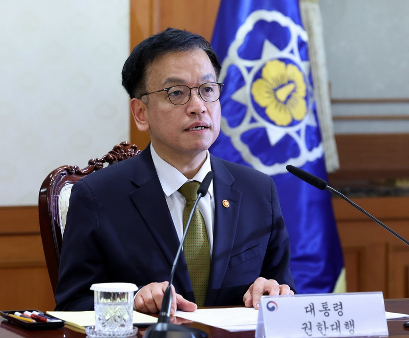 Quyền Tổng thống Hàn Quốc Choi Sang-mok. (Nguồn: THX/TTXVN)