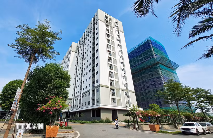 Khu nhà ở xã hội ở thành phố Huế. (Ảnh: Nguyên Lý/TTXVN)