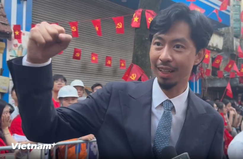 Đen Vâu chia sẻ. (Video: Hồng Kiều/Vietnam+)