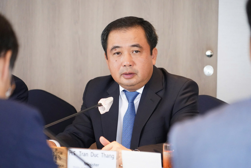 Quyền Bộ trưởng Bộ Nông nghiệp và Môi trường Việt Nam Trần Đức Thắng. (Ảnh: Nguyễn Thanh)