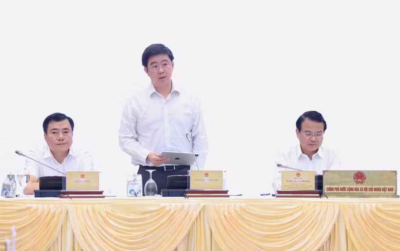 Thứ trưởng Bộ Khoa học và Công nghệ Bùi Hoàng Phương phát biểu. (Ảnh: Vietnam+)