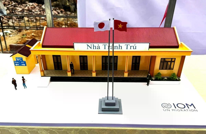 Mô hình nhà tránh trú cộng đồng. (Nguồn: Cục Quản lý đê điều và Phòng, chống thiên tai)