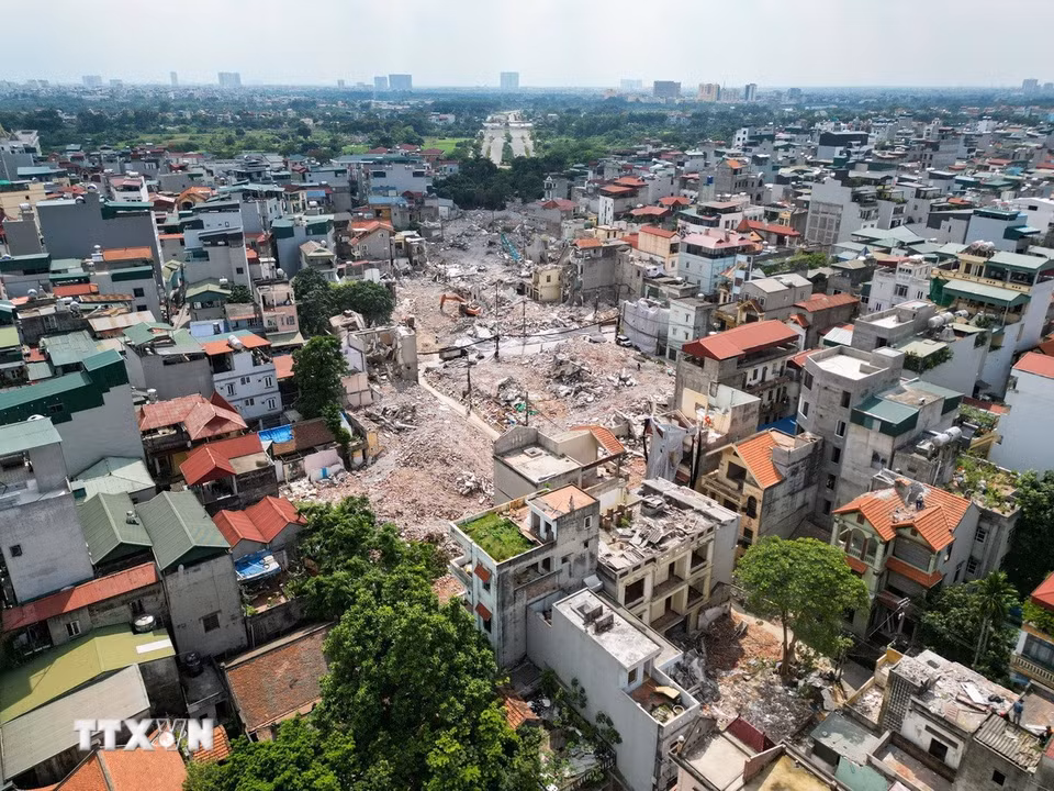 Theo kế hoạch, thành phố phấn đấu thông tuyến đoạn Phạm Văn Đồng-Văn Tiến Dũng trong năm 2026. (Ảnh: Lê Đông/TTXVN)