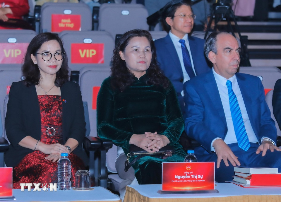 Đại biểu tham dự Lễ trao Giải thưởng Sách Quốc gia năm 2026. (Ảnh: Phan Phương/TTXVN)