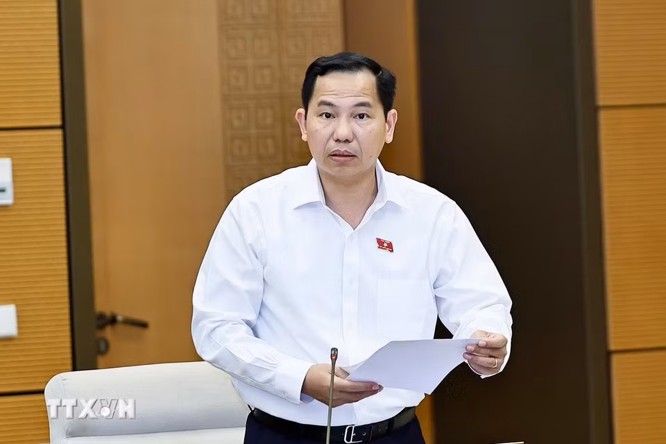 Tổng thư ký Bet88app còn khuyến mãi, Chủ nhiệm Văn phòng Bet88app còn khuyến mãi Lê Quang Mạnh phát biểu. (Ảnh: Doãn Tấn/TTXVN)