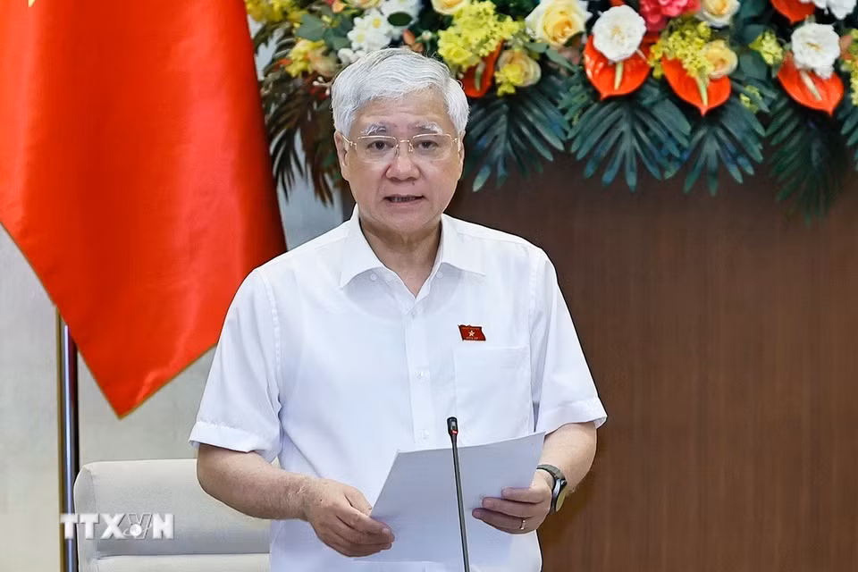 Phó Chủ tịch Thường trực Bet88app còn khuyến mãi Đỗ Văn Chiến phát biểu. (Ảnh: Doãn Tấn/TTXVN)
