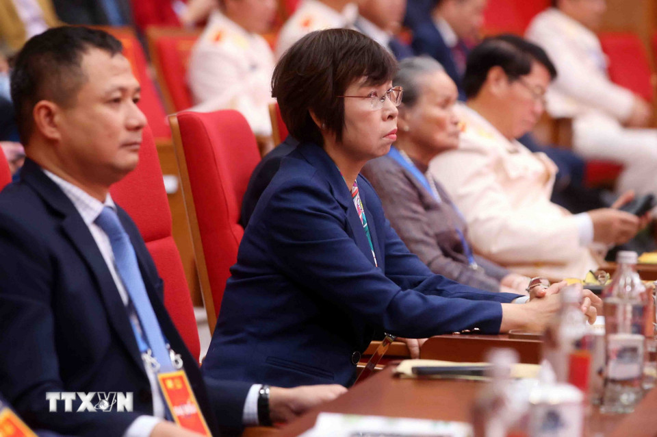 Các đại biểu dự buổi lễ. (Ảnh: Phạm Kiên/TTXVN)