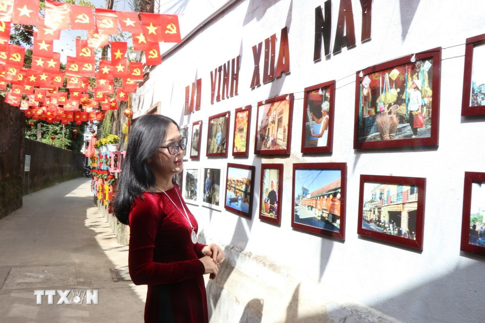 Du khách đến Hóa Châu ngày Tết có thể tìm hiểu về lịch sử phố cổ Bao Vinh. (Ảnh: Mai Trang/TTXVN)