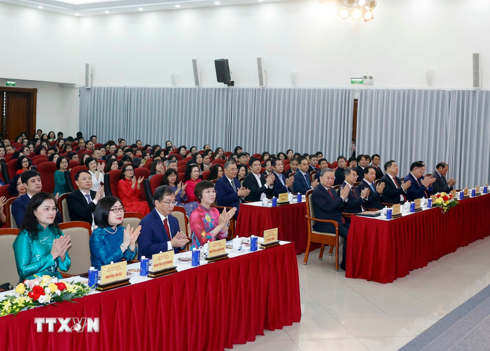 Các đại biểu tham dự sự kiện. (Ảnh: Thống Nhất/TTXVN)