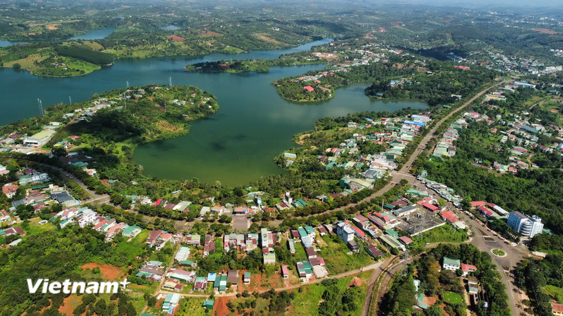 Một góc thành phố Gia Nghĩa, tỉnh Đắk Nông. (Nguồn: Vietnam+)