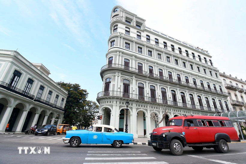 Quang cảnh đường phố tại La Habana, Cuba. (Ảnh: THX/TTXVN)