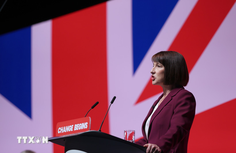 Bộ trưởng Tài chính Anh Rachel Reeves. (Nguồn: AFP/TTXVN)