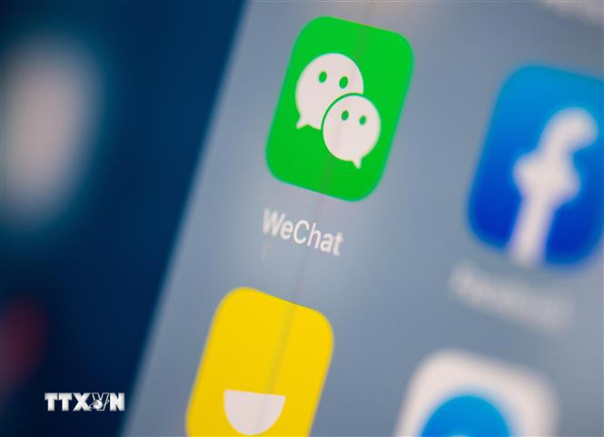 Các đối tượng liên lạc qua ứng dụng Wechat. (Nguồn: TTXVN)