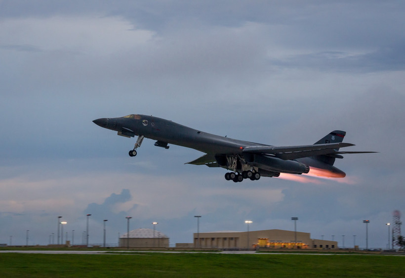 Máy bay B-1B Lancer của Không lực Mỹ. (Ảnh: AFP/TTXVN)