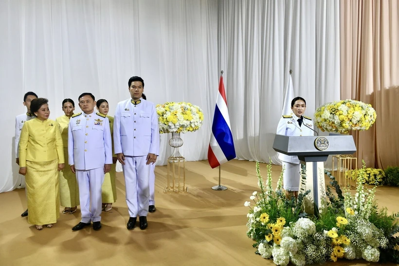 Ngày 18/8, bà Paetongtarn Shinawatra chính thức được Quốc vương Thái Lan Maha Vajiralongkorn phê chuẩn làm Thủ tướng thứ 31 của đất nước. (Ảnh: THX/TTXVN)