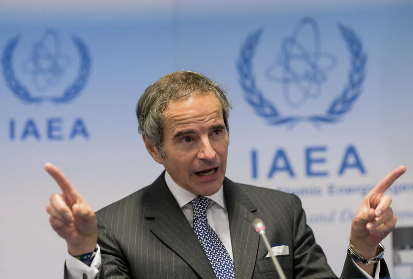 Tổng giám đốc IAEA Rafael Grossi. (Ảnh: AFP/TTXVN)