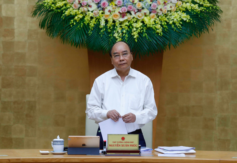 Thủ tướng Nguyễn Xuân Phúc phát biểu. (Ảnh: Thống Nhất/TTXVN)