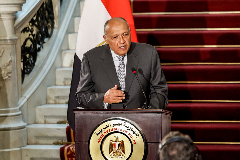 Ngoại trưởng Ai Cập Sameh Shoukry. (Ảnh: AFP/TTXVN)