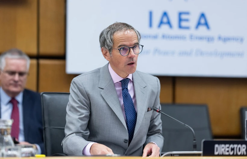 Tổng Giám đốc IAEA Rafael Grossi. (Ảnh: AFP/TTXVN)