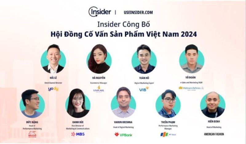 Insider công bố các thành viên Hội đồng Cố vấn Sản phẩm Việt Nam 2024. (Nguồn: Vietnam+)