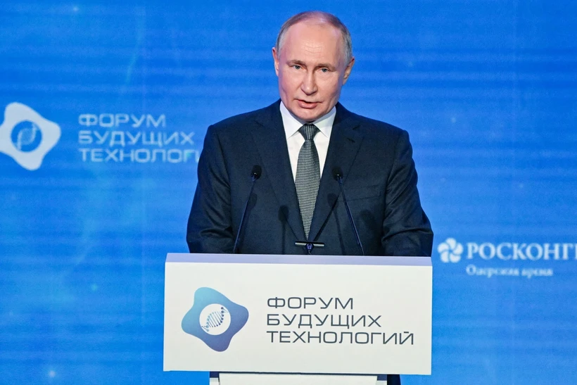 Tổng thống Nga Vladimir Putin. (Ảnh: AFP/TTXVN)