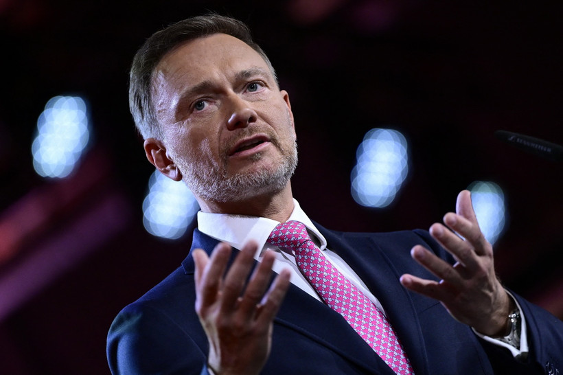 Bộ trưởng Tài chính Đức Christian Lindner. (Ảnh: AFP/TTXVN)
