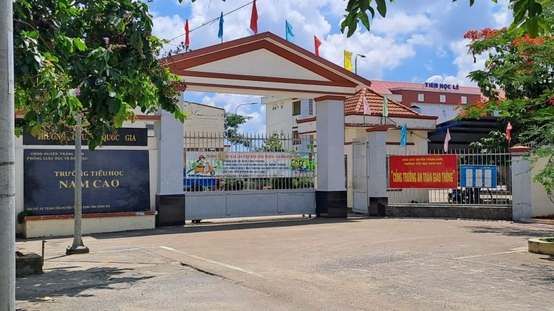 Trường Tiểu học Nam Cao. (Nguồn: Báo Công an Nhân dân)