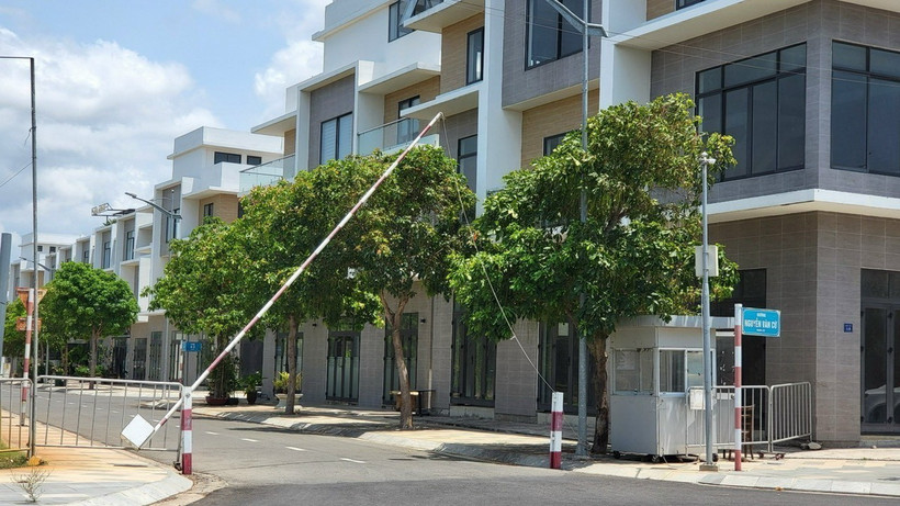 Dự án Khu nhà ở phía Đông rạch Thủ Lựu phường Long Toàn của công Cổ phần Đầu tư Danh Khôi Holdings. (Ảnh: Hoàng Nhị/TTXVN)