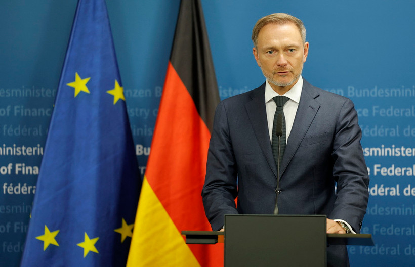 Bộ trưởng Tài chính Đức Christian Lindner. (Ảnh: AFP/TTXVN)