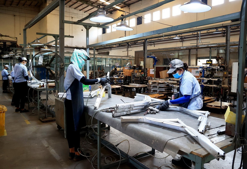 Nhu cầu nhân lực Thành phố Hồ Chí Minh trong quý 1/2024 khoảng 77.500-86.000 chỗ làm việc. (Ảnh: Hồng Đạt/TTXVN)