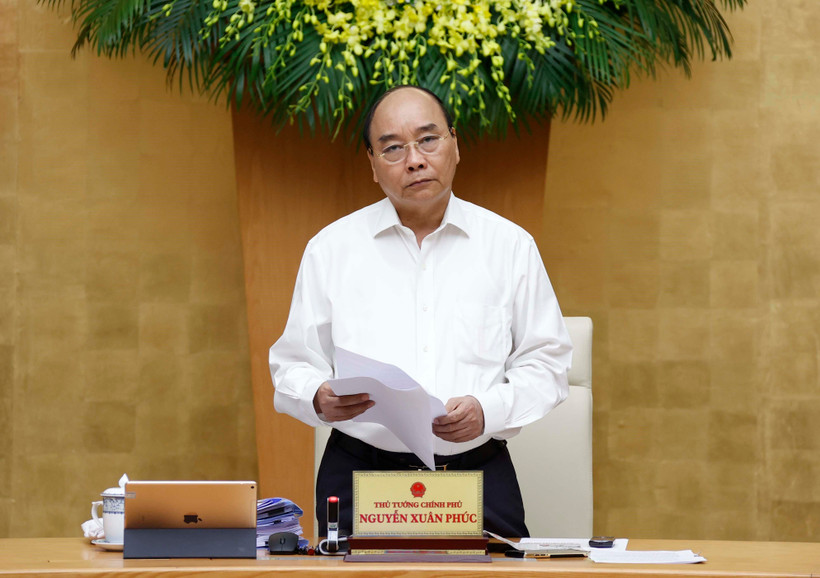 Thủ tướng Nguyễn Xuân Phúc phát biểu. (Ảnh: Thống Nhất/TTXVN)