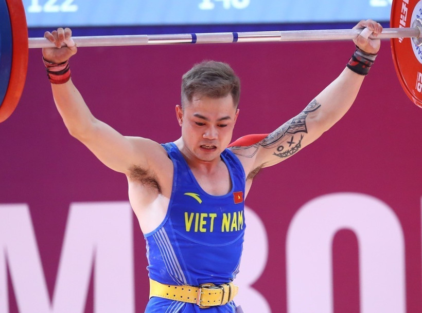 Vận động viên cũng đã từng thi đấu thành công tại SEA Games 32. (Ảnh: TTXVN)