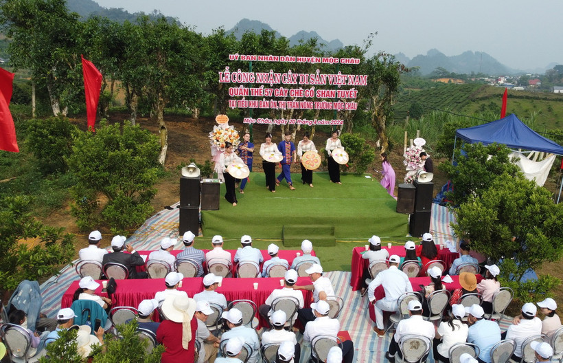 Quang cảnh buổi lễ. (Ảnh: TTXVN phát)