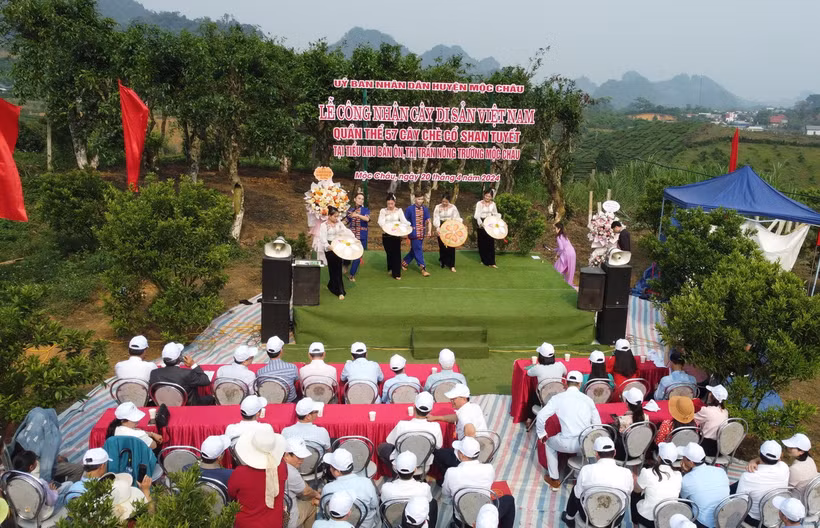 Quang cảnh buổi lễ. (Ảnh: TTXVN phát)