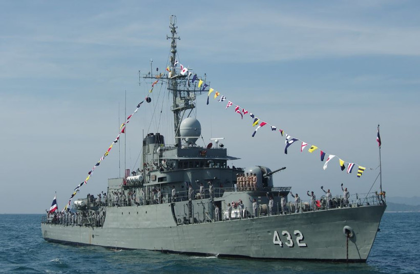 Tàu HTMS Khirirat của Hải quân Hoàng gia Thái Lan. (Nguồn: Flickr)