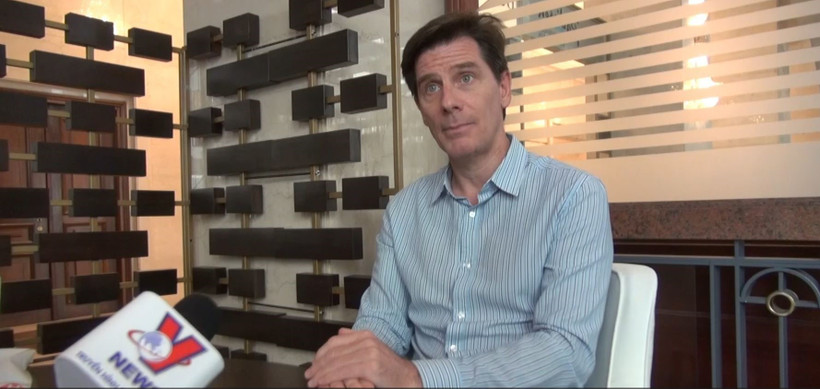 Tiến sỹ Ignacio Bartesaghi, Giám đốc Viện Thương mại Quốc tế, Đại học Công giáo Uruguay. (Ảnh: Diệu Hương/TTXVN)