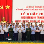 Mùa khô 2026-2027, Thanh Hóa phấn đấu tìm kiếm, quy tập 130 hài cốt liệt sỹ tại Lào và 10 hài cốt liệt sỹ trong nước. (Ảnh: TTXVN phát)
