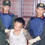 Đối tượng Nguyễn Minh Đức. (Ảnh: Thanh Tuấn/TTXVN)