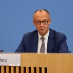 Thủ tướng Đức Friedrich Merz. (Ảnh: THX/TTXVN)