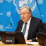 Tổng Thư ký Liên hợp quốc Antonio Guterres. (Ảnh: THX/TTXVN)