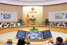 Thủ tướng Phạm Minh Chính chủ trì Phiên họp Chính phủ thường kỳ tháng 2 năm 2025. (Ảnh: Dương Giang/TTXVN)
