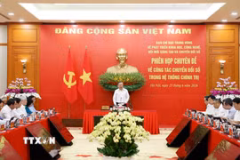 Tổng Bí thư, Chủ tịch nước Tô Lâm phát biểu. (Ảnh: Thống Nhất/TTXVN)