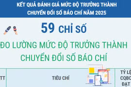 59 chỉ số đo lường mức độ trưởng thành chuyển đổi số báo chí năm 2025