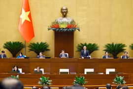 Phó Chủ tịch Quốc hội Nguyễn Khắc Định phát biểu. (Ảnh: Doãn Tấn/TTXVN)