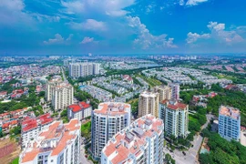 Một góc quận Long Biên, Hà Nội. Ảnh minh họa. (Nguồn: TTXVN)