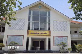 Khu vực nhà ăn xảy ra vụ việc bạo hành trẻ em tại chùa Bầu. (Ảnh: Nguyễn Thảo/TTXVN)