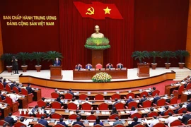 Hội nghị Ban Chấp hành Trung ương Đảng khóa XIII ngày 25/11/2024. (Ảnh: Dương Giang/TTXVN)