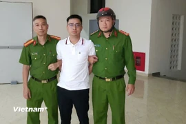 Đối tượng Bùi Đình Khánh bị bắt. (Nguồn: Vietnam+)