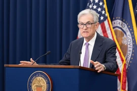 Chủ tịch Cục Dự trữ Liên bang Mỹ (Fed) Jerome Powell. (Ảnh: THX/TTXVN)